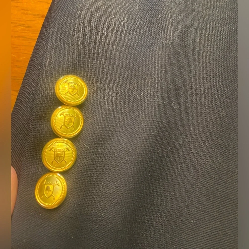 Lauren Ralph Lauren Navy Sport Coat with Gold Buttons